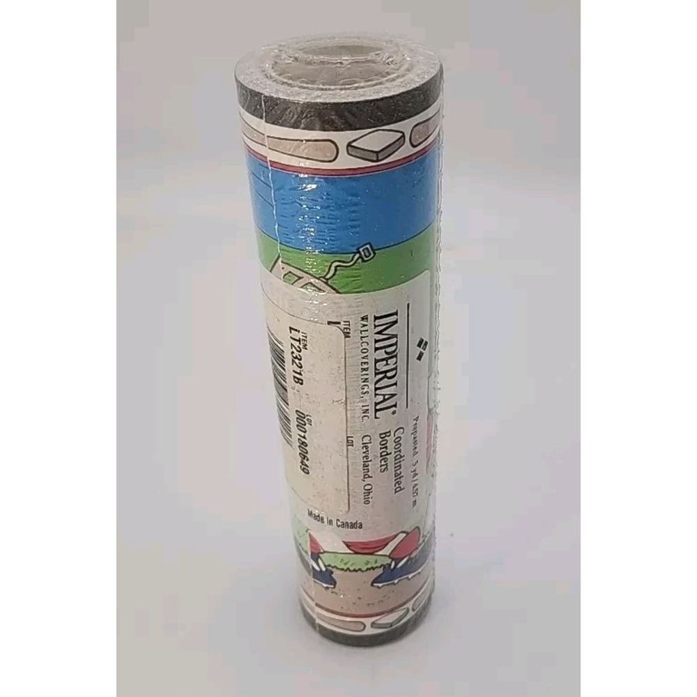 NIP 5 yd Imperial Wallpaper border‎ Looney Tunes baseball Taz Sylvester ++